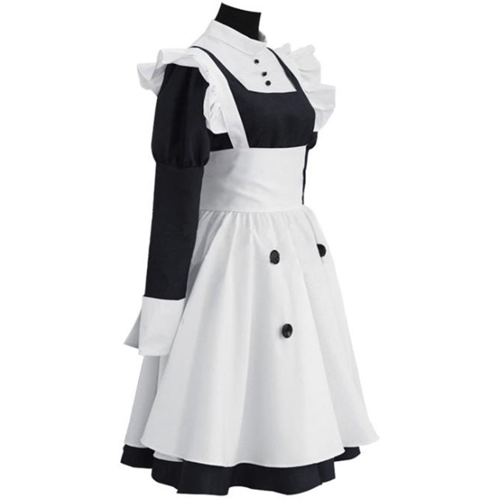 Black Butler MEY RIN Cosplay Costume Maid Dress Outfits Halloween Carnival Suit