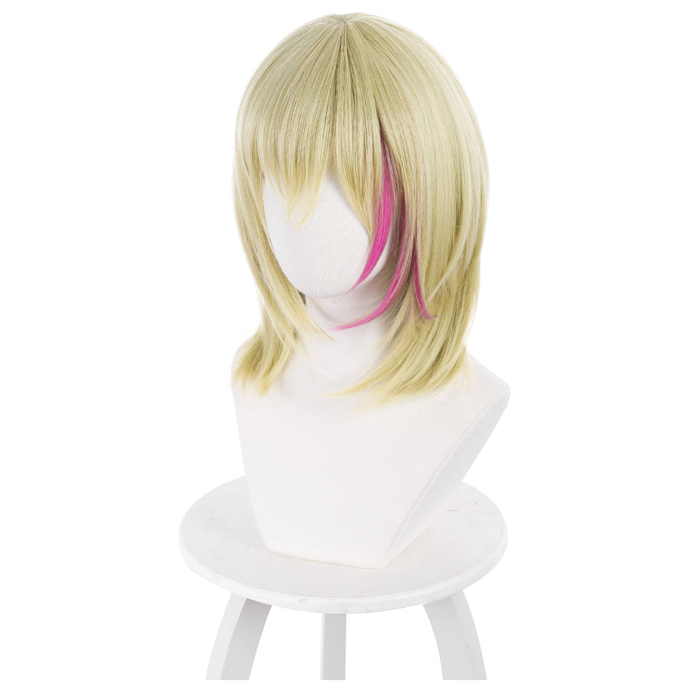 Wonder Egg Priority Carnival Halloween Party Props Kawai Rika Cosplay Wig Heat Resistant Synthetic Hair