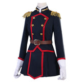 Chained Soldier Kyouka Uzen Anime Character Black Uniform Suit Cosplay Costume Outfits