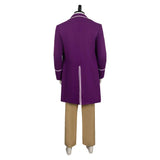 Charlie And The Chocolate Factory 1971 Willy Wonka Purple Magician Outfit Cosplay Costume Outfits