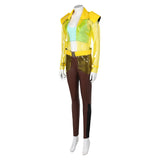 Cyberpunk 2077 Lark Yellow Push Jacket Suit Cosplay Costume