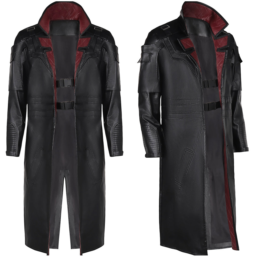 Cyberpunk 2077 Phantom Liberty Solomon Reed  Black Coat Cosplay Costume Outfits