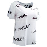 Harley Quinn Birds of Prey Top Women Summer T-shirt Costume