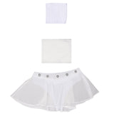 Princess Leia Cosplay Costume Swimsuit Skirt Cloak Outfits Halloween Carnival Suit