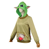 Yoda baby Cosplay Costume  Hoodies Coat Outfits Halloween Carnival Suit