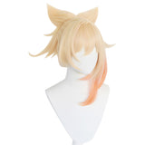 Genshin Impact- Yoimiya Cosplay Wig Heat Resistant Synthetic Hair Carnival Halloween Party Props