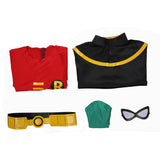 Teen Titans Halloween Carnival Costume Robin Cosplay Costume Jumpsuit Outfits