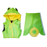 Card Captor Cosplay Costume Kinomoto Sakura Green Frog Raincoat Outfits  Halloween Carnival Party Suit