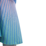 The Little Mermaid Spaghetti Strap Dresses Bow Mermaid Mid-Calf Dress Cosplay Costume Fancy Outfit Halloween Carnival Suit