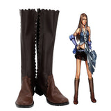 FINAL FANTASY X  FF10 Lenne Cosplay Shoes Boots Halloween Costumes Accessory Custom Made