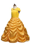 Kids Children Beauty and the Beast Belle Cosplay Costume Outfits Halloween Carnival Suit