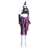 Arcane: League of Legends LoL Jinx Uniform Outfits Cosplay Costume Halloween Carnival Suit