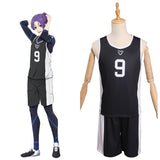 Blue Lock Mikage Reo Cosplay Costume Top Shorts Outfits Halloween Carnival Suit
