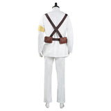 Shingeki no Kyojin Attack on Titan S4 Halloween Carnival Suit Cosplay Costume Marley Eldian Army White Uniform Outfits