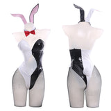 Adult Monokuma Cosplay Costume Bunny Girls Jumpsuit Halloween Carnival Suit