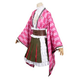 Demon Slayer Fifth Anniversary Kanroji Mitsuri Kimono Cosplay Costume Outfits Halloween Carnival Suit