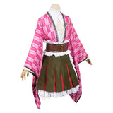 Demon Slayer Fifth Anniversary Kanroji Mitsuri Kimono Cosplay Costume Outfits Halloween Carnival Suit