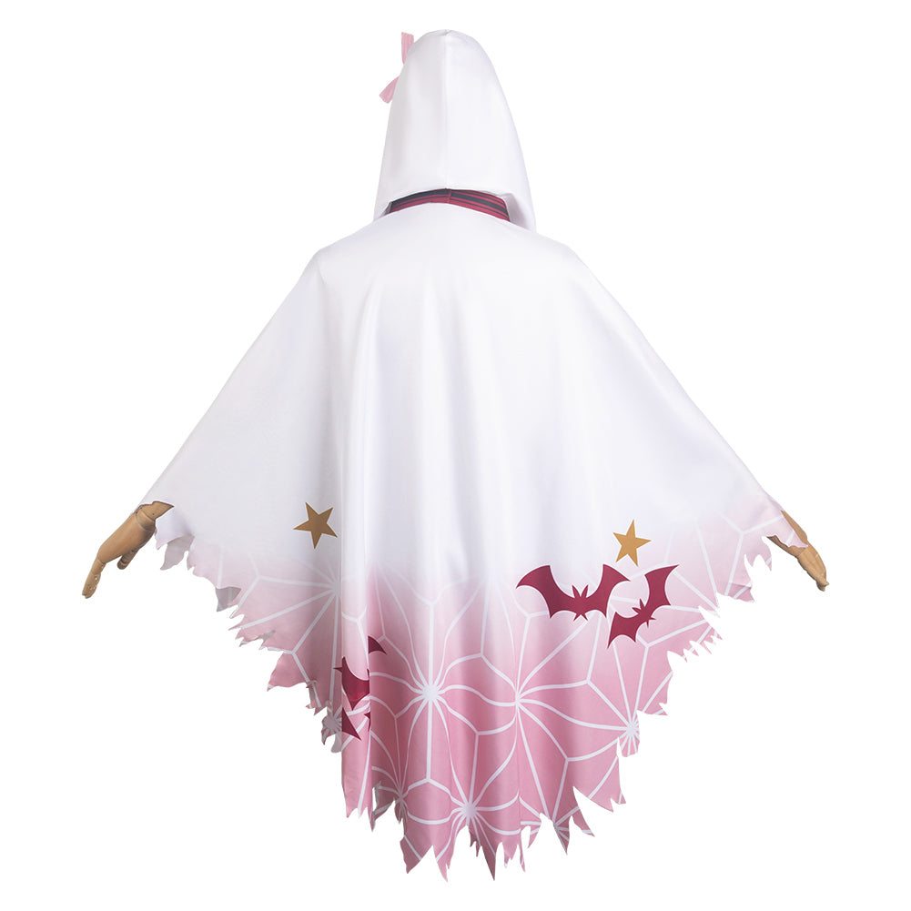 Demon Slayer Kamado Nezuko Cosplay Costume Specter Hooded Cloak Halloween Carnival