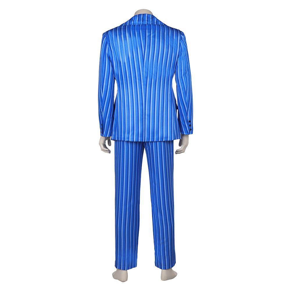 Doctor Who Season 14 The Doctor Blue Striped Suit Cosplay Costume Outfits