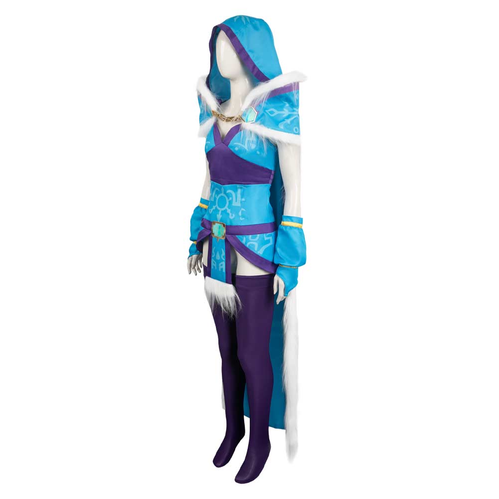 Dota 2 Crystal Maiden Game Chracter Blue Suit Cosplay Costume Outfits –  Cosplaysky.ca