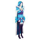 Dota 2 Crystal Maiden Game Chracter Blue Suit Cosplay Costume Outfits Halloween Carnival Suit