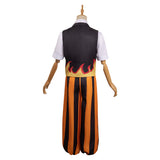 Demon Slayer: Kimetsu no Yaiba Rengoku Kyojuro Cosplay Costume Fancy Outfit Halloween Carnival Suit