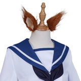 Strike Witches Halloween Carnival Suit Miyafuji Yoshika Cosplay Costume Sailor Suit Dress Swimwear Outfits