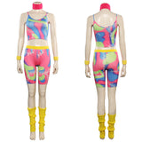 Barbie Print Sportswear Outfits Cosplay Costume Halloween Carnival Suit