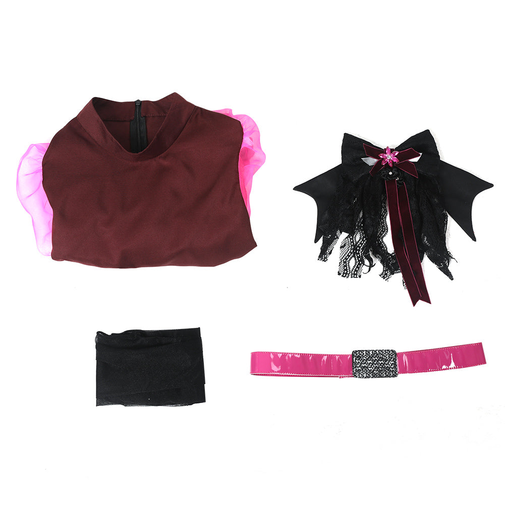 Monster High Draculaura Cosplay Costume Dress Outfits Halloween Carnival Suit