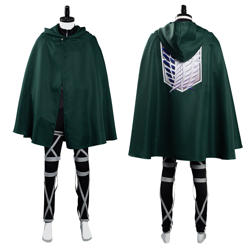 Attack on Titan Shingeki no Kyojin Halloween Carnival Suit Scouting Legion Cosplay Costume