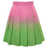 Demon Slayer Kanroji Mitsuri Cosplay Costume Pleated Skirt Halloween Carnival Suit