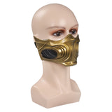 Mortal Kombat Scorpion Latex Masks Cosplay Helmet Masquerade Halloween Costume Props