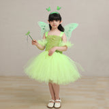 Tinker Bell Cosplay Costume Kids Girls Tutu  Dress Outfits Halloween Carnival Party Disguise Suit