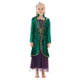 kids  Hocus Pocus   Winifred Sanderson  Outfits Cosplay Costume Halloween Carnival Suit