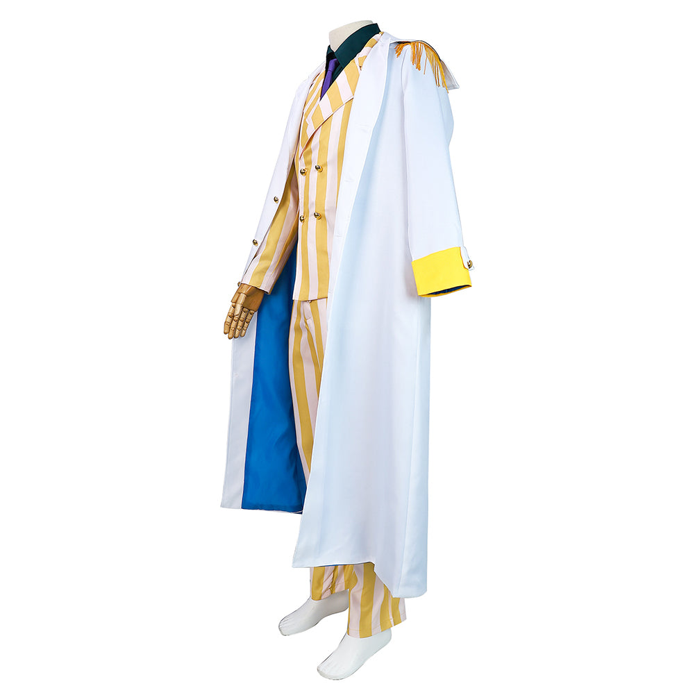 One Piece Borsalino Outfits Cosplay Costume Halloween Carnival Suit