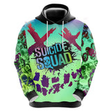 The Suicide Squad Cosplay Hoodie 3D Printed Sweatshirt Men Women Casual Streetwear Pullover