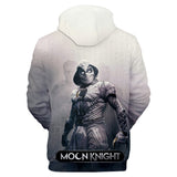 Moon Knight Cosplay Hoodie 3D Printed Hooded Sweatshirt Men Women Casual Streetwear Pullover