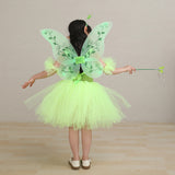 Tinker Bell Cosplay Costume Kids Girls Tutu  Dress Outfits Halloween Carnival Party Disguise Suit