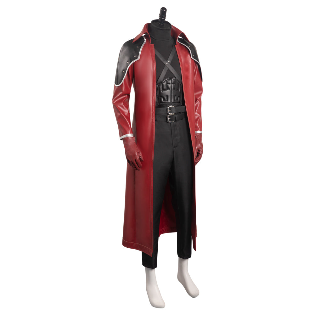 Crisis Core - Final Fantasy VII Reunion- Genesis·Rhapsodos Cosplay Costume Outfits Halloween Carnival Suit