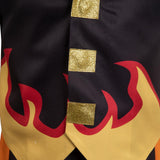 Demon Slayer: Kimetsu no Yaiba Rengoku Kyojuro Cosplay Costume Fancy Outfit Halloween Carnival Suit