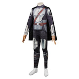 Kids Children Cosplay Costume Cloak  Jumpsuit Outfits Halloween Carnival Party Disguise Suit The Mandalorian Season 3