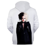 Cruella Cosplay Hoodie 3D Print Adult Sweatshirt Casual Streetwear Pullover
