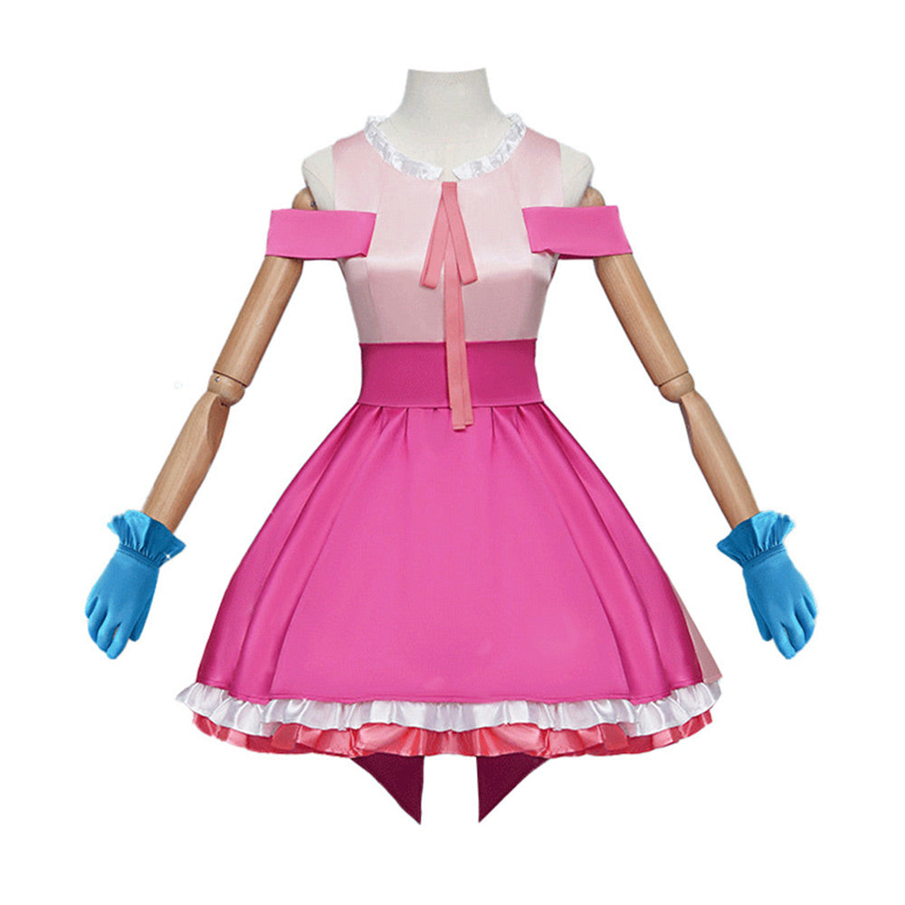 Oshi No Ko My Idol's Child Hoshino Rubii Cosplay Costume Pink Dress Outfits Halloween Carnival Suit