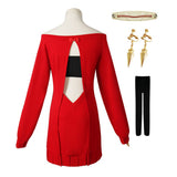 Yor Forger Cosplay Costume Sweater Outfits Halloween Carnival Suit