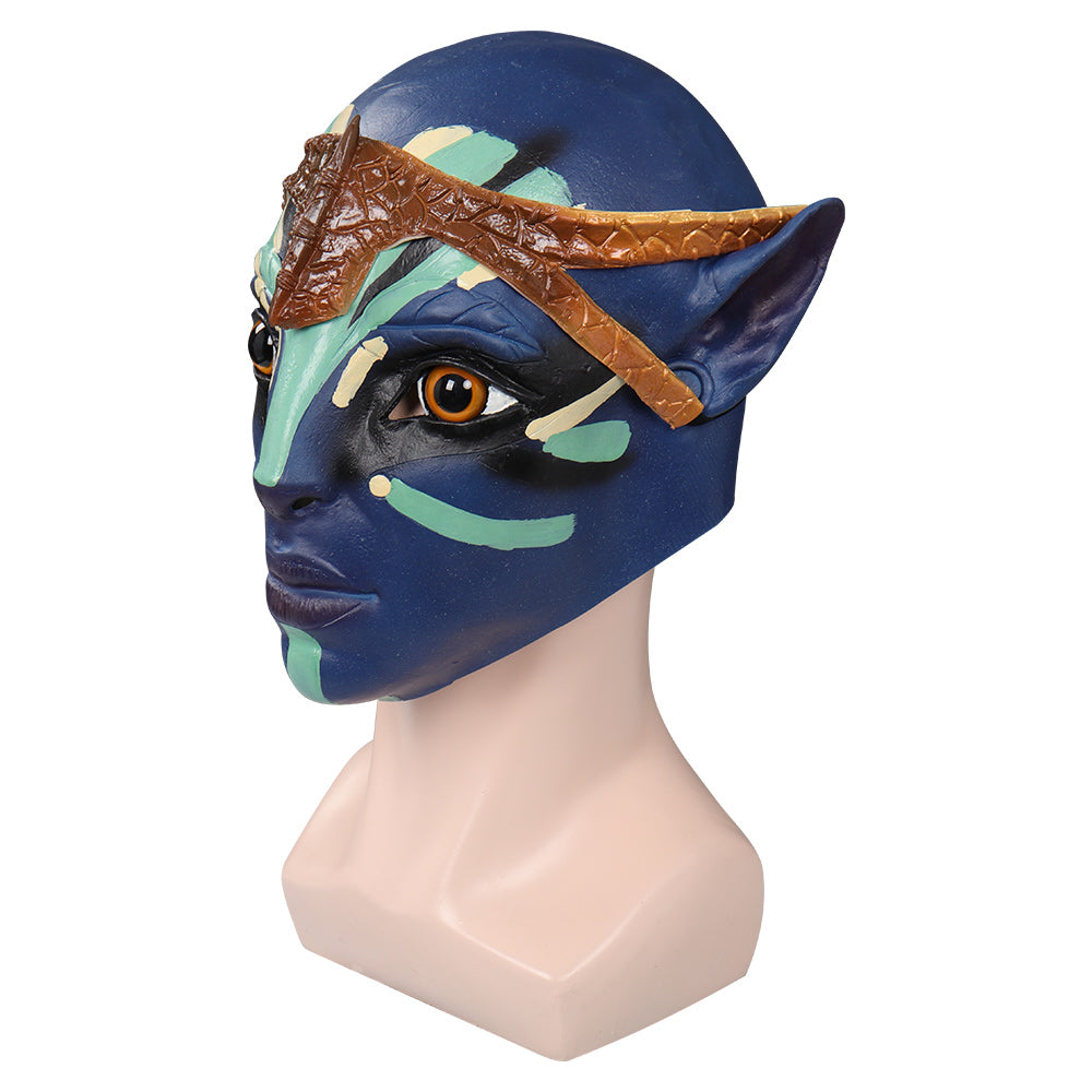 Avatar: The Way o f Water NALITHA Mask Cosplay Latex Masks Helmet Masquerade Halloween Party Costume Props