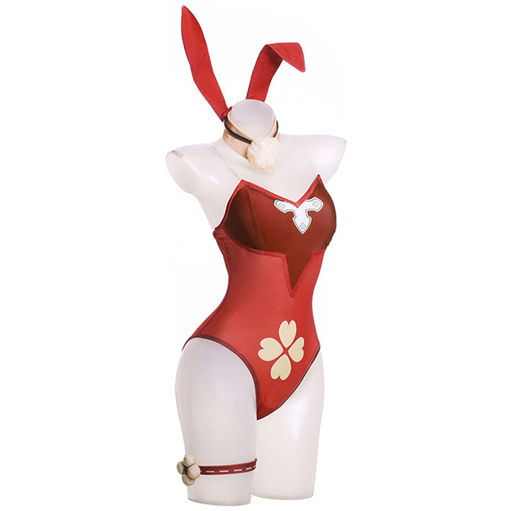 Genshin Impact Klee Cosplay Costume Bunny Girls Outfits Halloween Carnival Party Suit
