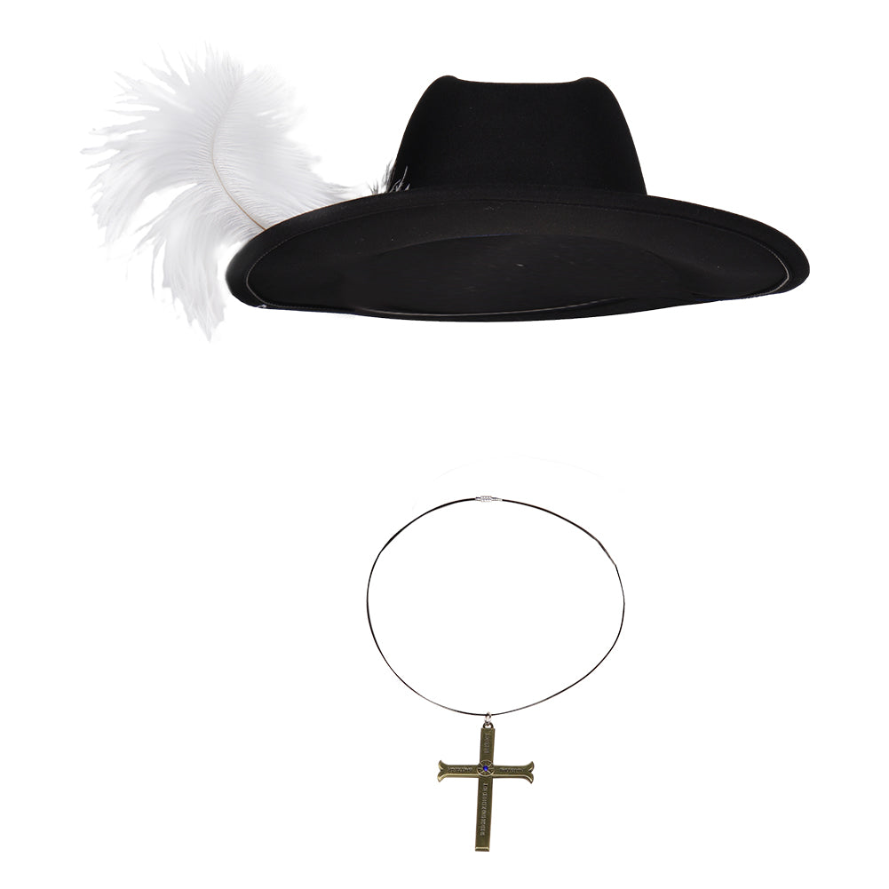 Eagle Eye Hat Cosplay Hat Cap Necklace Halloween Carnival Costume Accessories