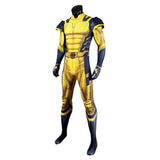 Earth James Howlett Cosplay Costume Yellow Jumpsuit Outfits Halloween Carnival Suit