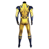 Earth James Howlett Cosplay Costume Yellow Jumpsuit Outfits Halloween Carnival Suit