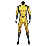 Earth James Howlett Cosplay Costume Yellow Jumpsuit Outfits Halloween Carnival Suit